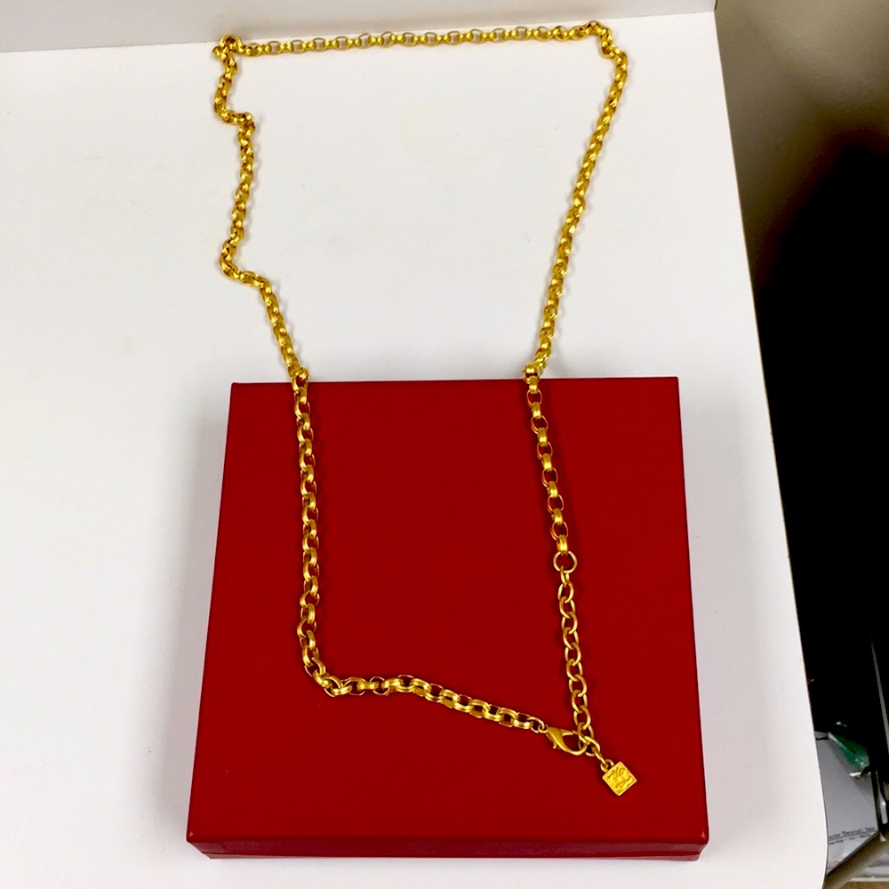 Karl Lagerfeld Vintage Signature Long Necklace 599$